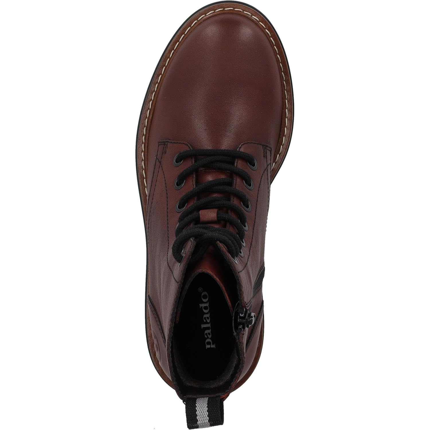 Palado Damen Stiefeletten Mileans - elegante Boots aus Rindsleder - leicht gefütterte Schnürstiefel - bequeme Ankle-Boots