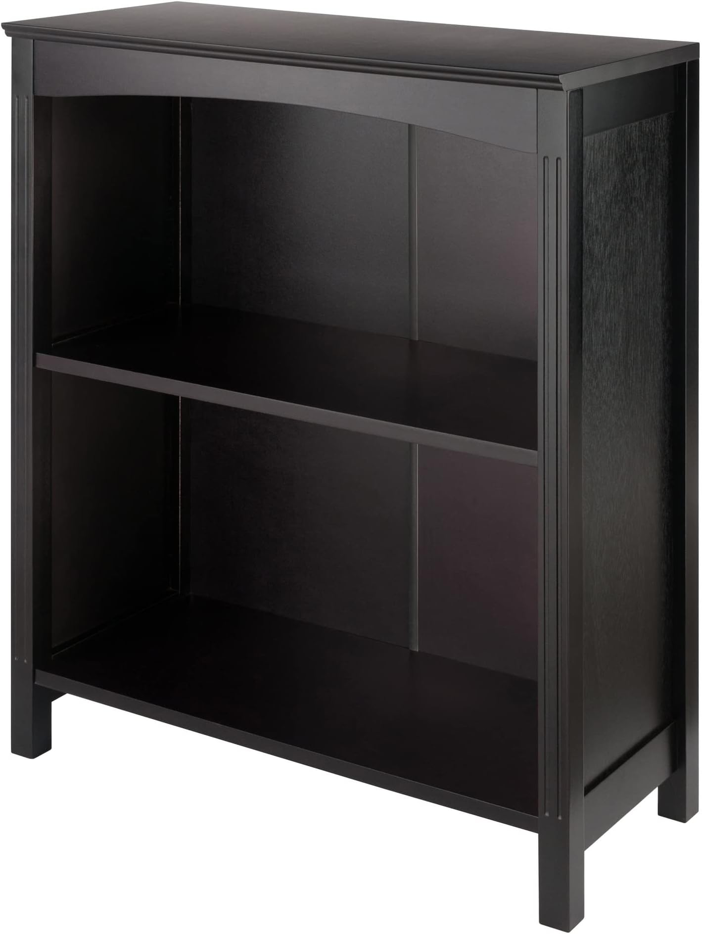 Winsome Terrace Solid/Composite Wood 3-Tier 26-Inch Wide Storage Shelf, Espresso (92327)
