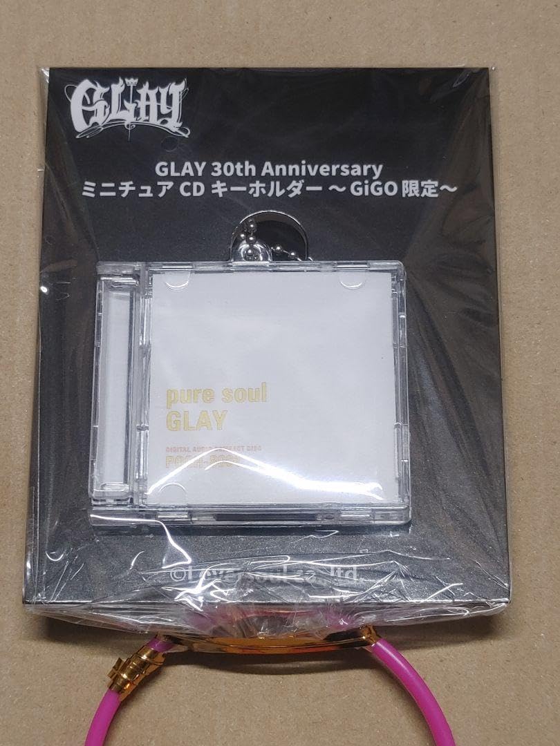 全種類:未開封GLAYアルバムジャケットキーホルダー　ミニチュアCDキーホルダー 新品未開封】GLAY 30th ミニチュアCDキーホルダー GiGO限定