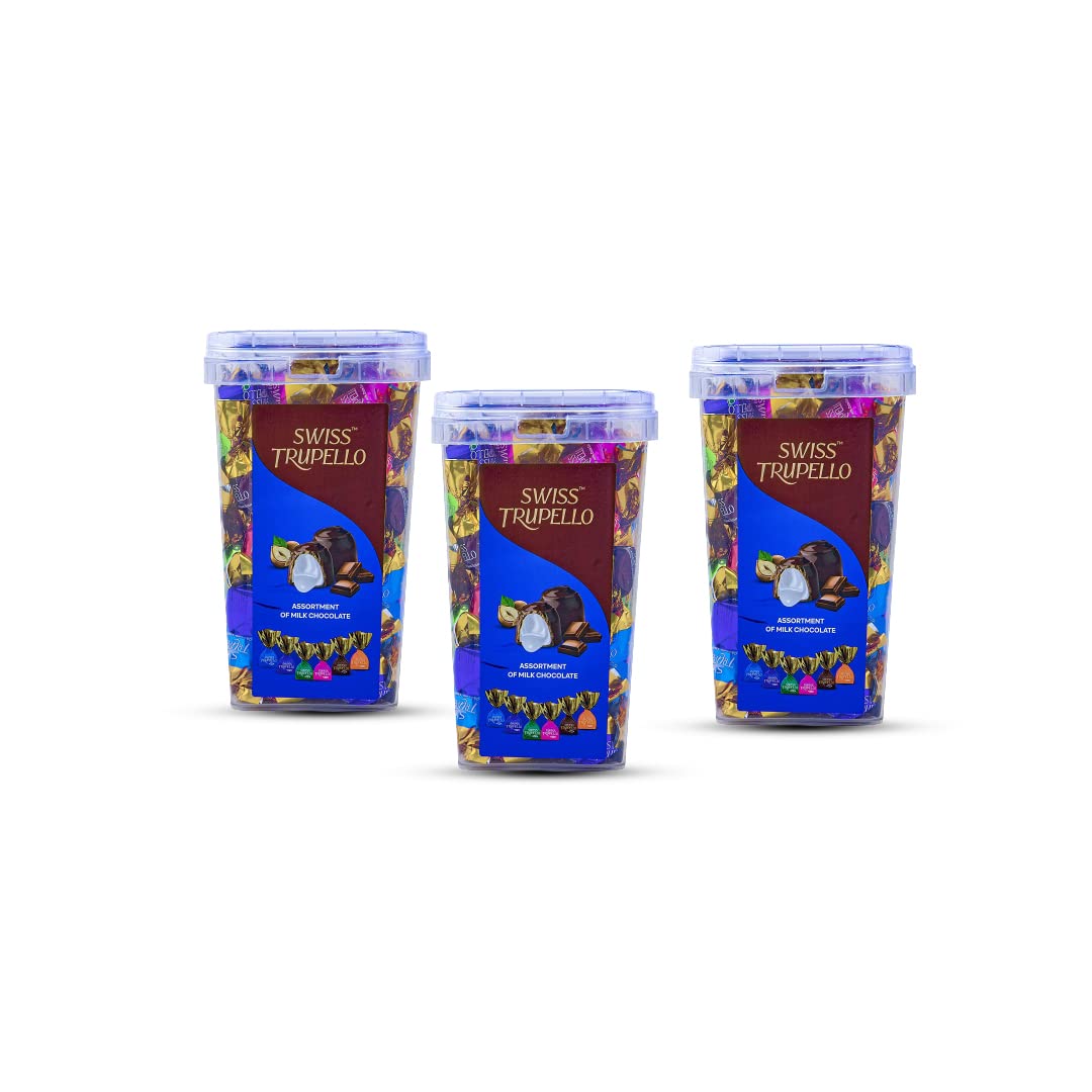 MyFruit Swiss Trupello Truffles Chocolate Jar | Assorted Center