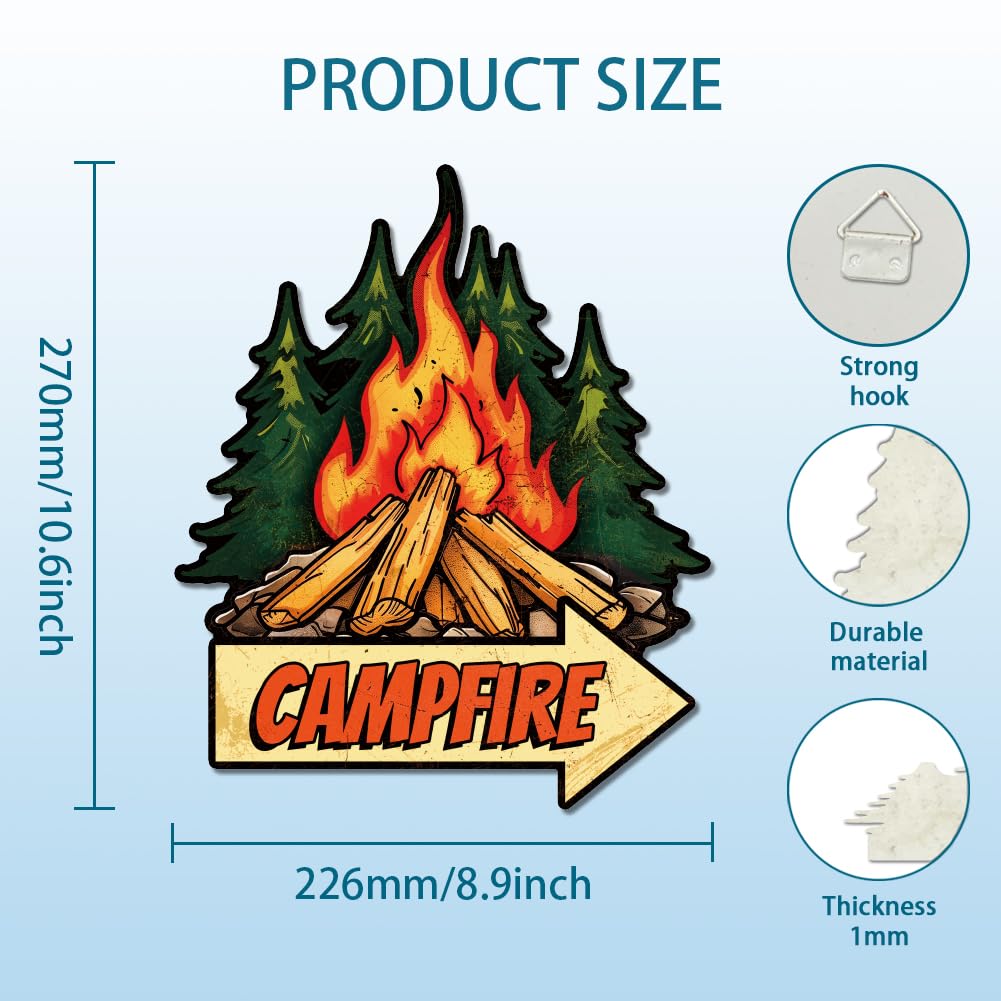 Campfire\" Vintage Metal Forest Campfire Tin Sign Retro Forest Trees Plaque Poster Metal Wall Decorative Tin Signs Diy 7fa98f67 Cf20 4a2b 9d6a 42635b291102.8cad573557bbc1da77f6f2e3c31ef31d