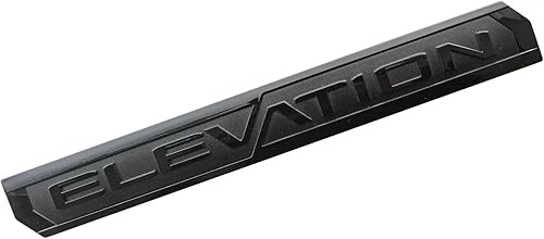 Miniatura 8 de 6 piezas de emblema de Sierra Elevation 4x4 3D para puerta trasera de puerta trasera placa de identificación de repuesto para Sierra 1500 2500HD