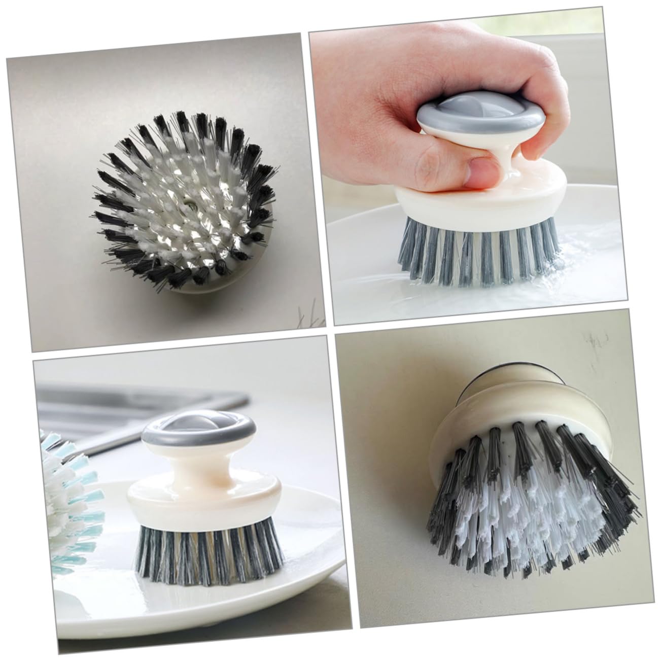 Ciieeo 5 Juegos Cepillo De Limpieza De Cocina Kitchen Gadgets Dish Brush Cepillo para Utensilios De Cocina para Platos para Fregar Platos Páginas Grey 2 Piezas * 5