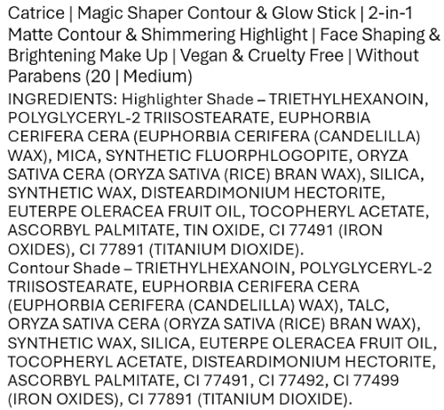Catrice Magic Shaper Contour & Glow Stick, Konturstift, Nr. 020, Mehrfarbig, definierend, sofortiges Ergebnis, natürlich, vegan, ohne Parfüm, ohne Alkohol, ohne Parabene, 1er Pack (9g)