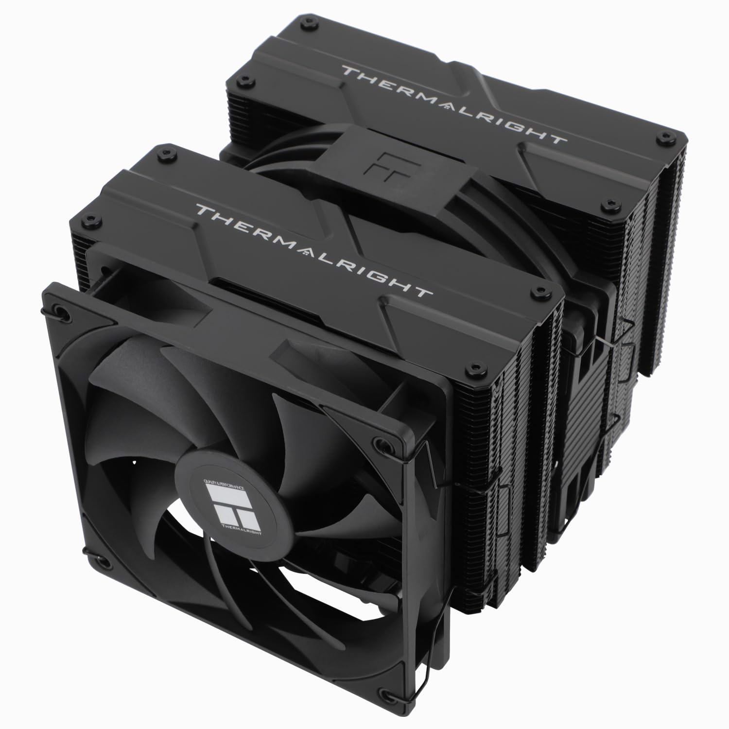TR Peerless Assassin 140 czarny, 6 ciepłowodów, dwa wentylatory PWM i dwie wieże, chłodzenie procesora o wysokości 158 mm z górną pokrywą, do AM4/AM5 i Intel LGA 1851/170/1150/1151/1200