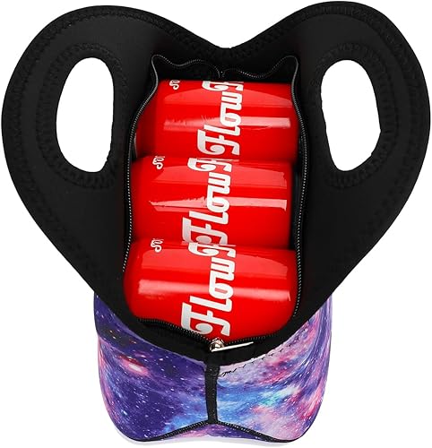 Miniatura 6 de FlowFly Lonchera de neopreno para niños, bolsa suave aislada, mini bolsa térmica para comidas, kit para niños, niñas, hombres, mujeres, escuela,