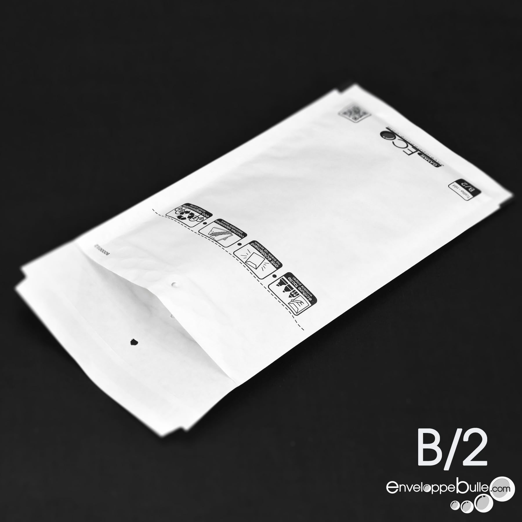 Lot de 1000 enveloppes à bulles ECO B/2 format 120x220mm