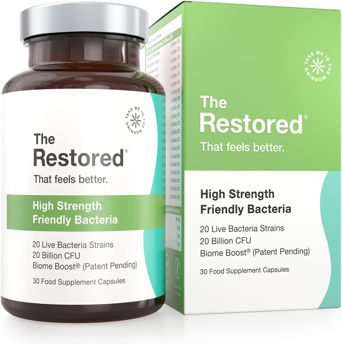 Probiotics with BIOME-Boost, 17x More Probiotics Reach The Gut Alive Than The Leading Brand