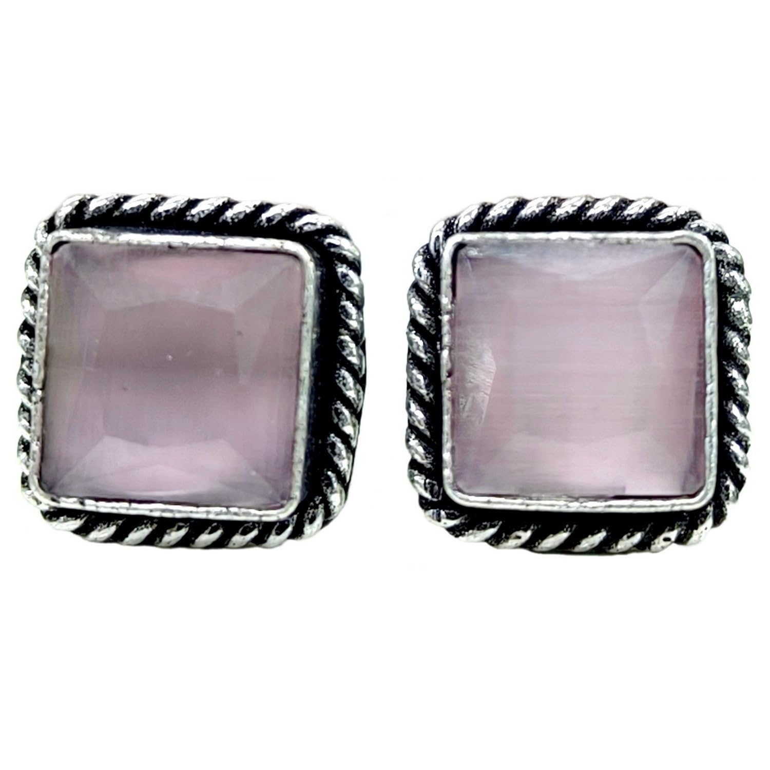 See full amazon price history chart for VAMA FASHIONS Oxidised Silver Square Shape Monalisa Stone Stud Earring Western Piercing Earrings Ear Bali Studs For Women & Girls (Mint Pink Monalisa Stone Earrings) VAMA FASHIONS Oxidised Silver Square Shape Monalisa Stone Stud Earring Western Piercing Earrings Ear Bali Studs For Women & Girls (Mint Pink Monalisa Stone Earrings) (B0D4Y4SRNT) Amazon Price History, Amazon Price Tracker