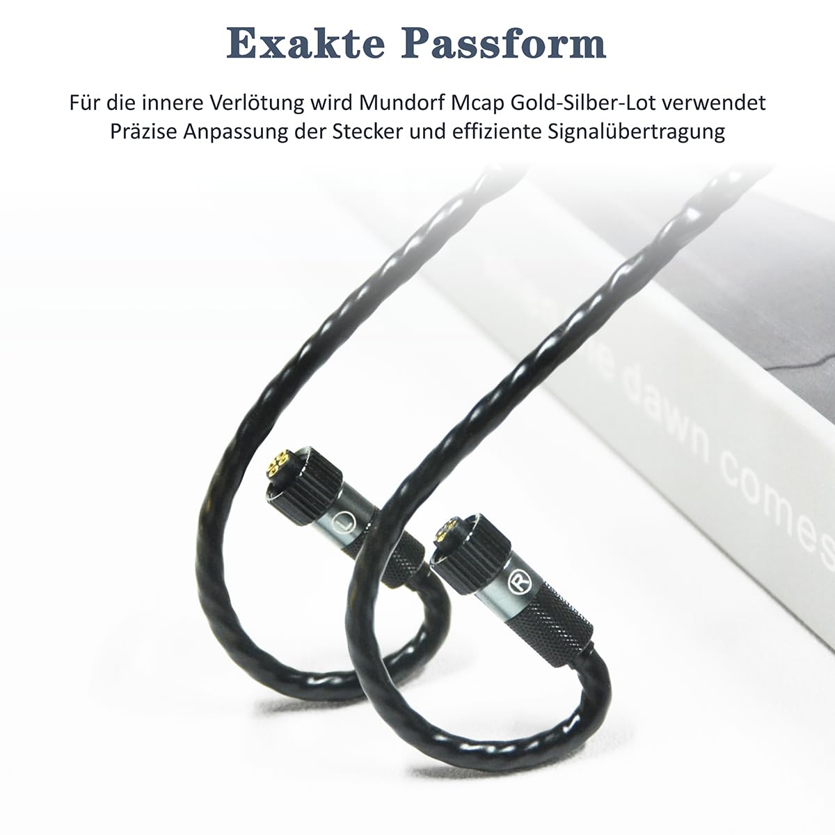GUCraftsman IEM-Upgrade-Kabel aus 6N Einkristall-Silber für Astell&Kern LAYLA II, ROXANNE II, ANGIE 2, ROSIE, LAYLA, ANGIE, AKRO3 (2,5 mm Stecker)