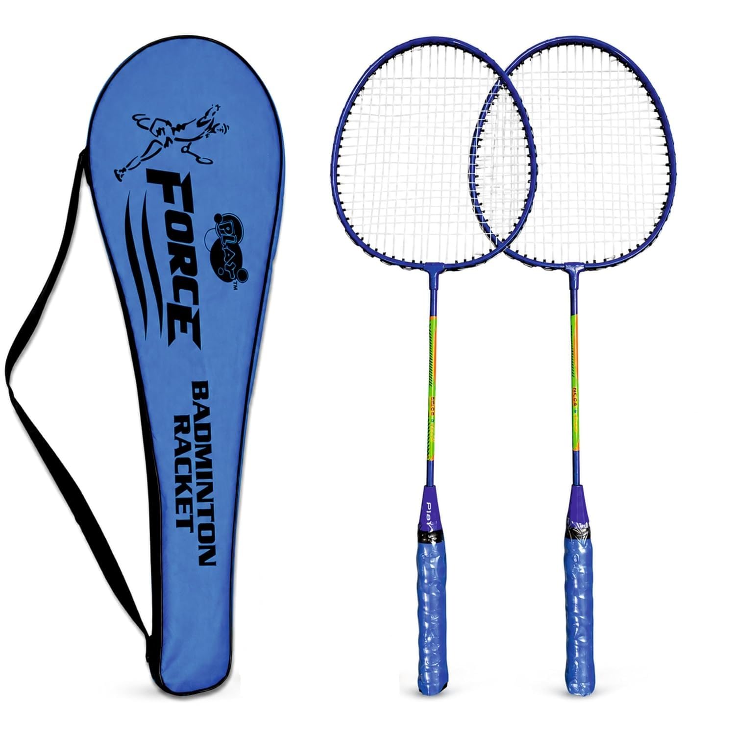 Force Badminton Racket Set of 2 with Carry Bag | Badminton Racket for Beginners, Men & Kids | Lightweight Badminton Kit for Outdoor Games & Daily Practice-picture-48