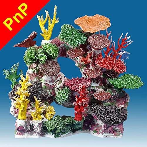 Instant Reef DM037PNP Large Artificial Coral Inserts Decor, Fake Coral