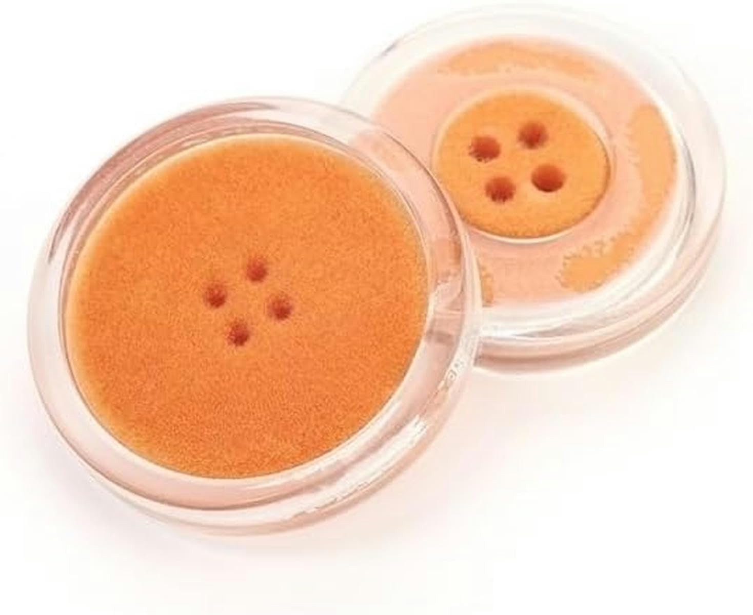 18/20MM 100 PZ 4 Fori Bottoni Rotondi Rivestiti in Stoffa Bottoni in Velluto per Abbigliamento Lavorazione Artigianale Cucito Bottoni Grandi in Resina-Colore Arancione-34L=20.0 MM