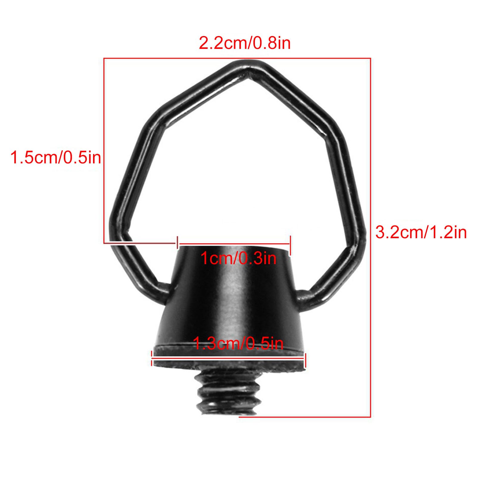 Amazon | 不規則なフック 1/4 インチマウントアダプターネジキャンプ