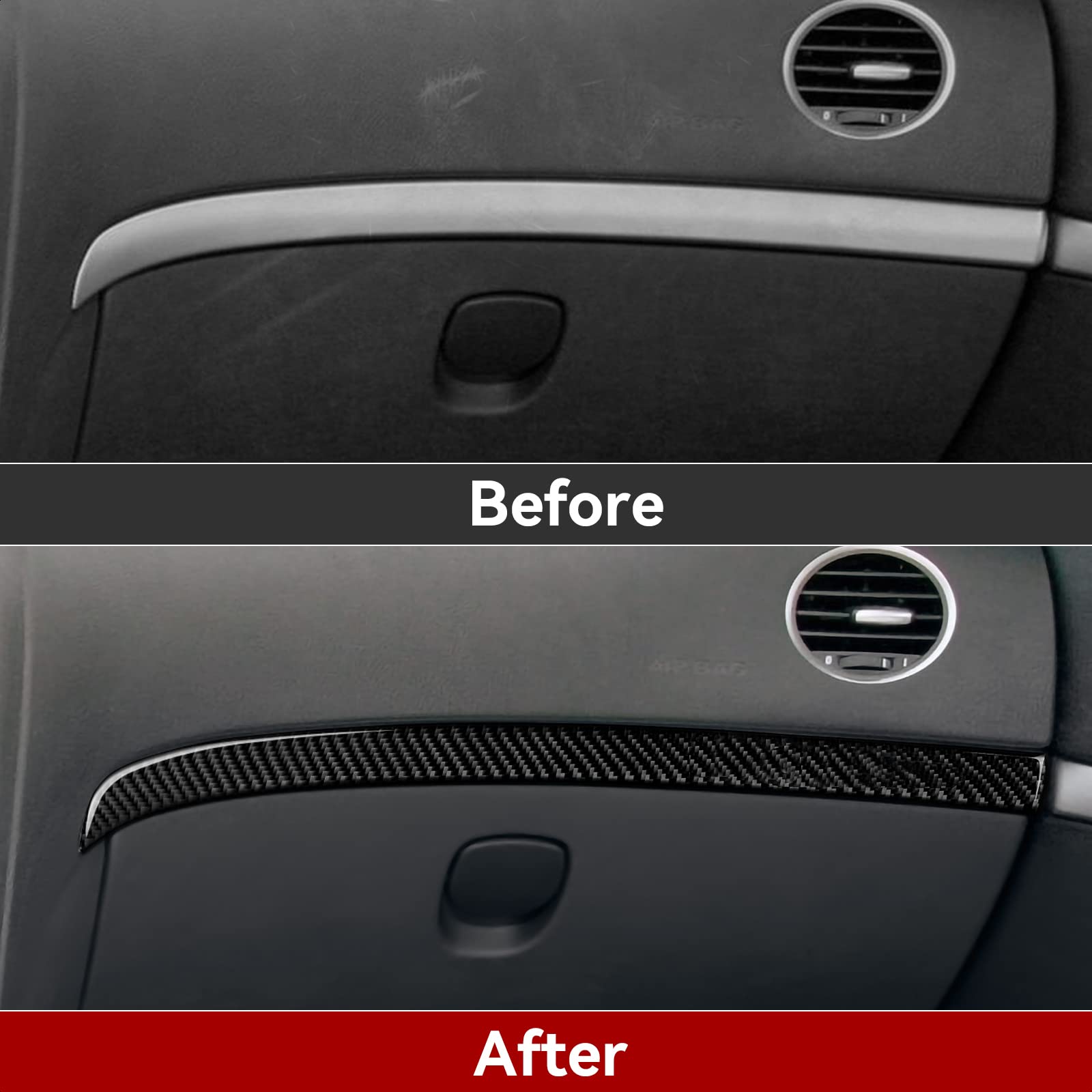 Adesivo Fibra Di Carbonio Per Alfa Romeo 159 2005-2012 | Decorazione Interni Cruscotto - Foto 10