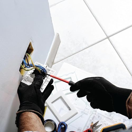 Miniatura 3 de Liberty P-Grip Guantes Sin Costuras con Revestimiento de Palma de Poliuretano Ultra-Delgado Carcasa de Poliéster de Calibre 13, Ligeros,