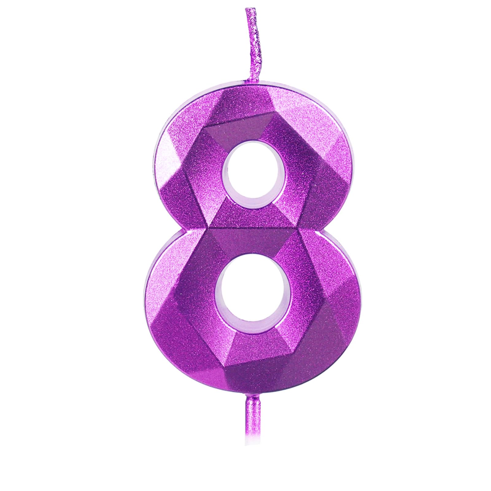 Yiran 50th Birthday Candles, Gold Number 50 Happy Birthday Candles, Cake Topper Decorations for Birthday Party, Wedding Anniversary Celebration Supply — view 105