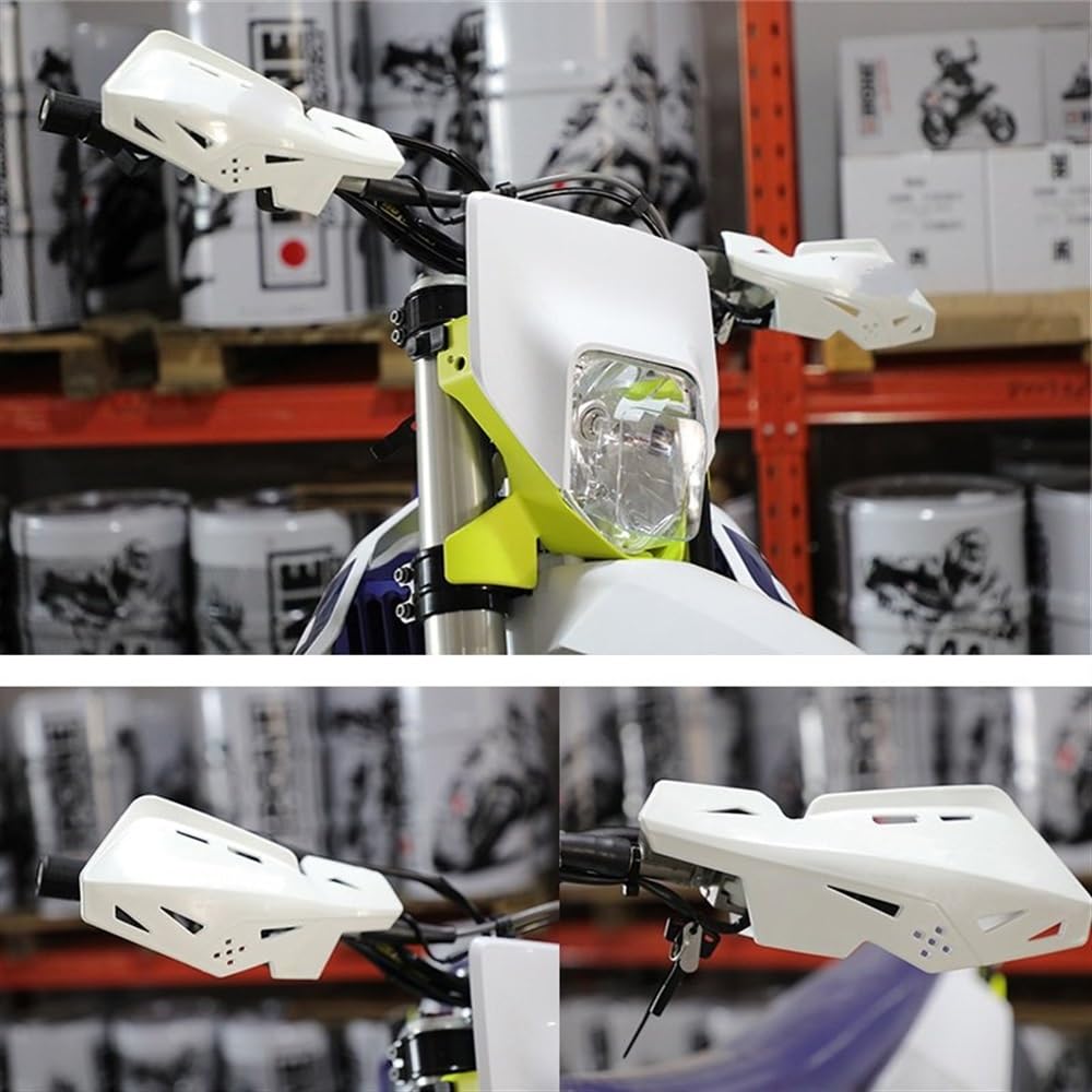 Paramani Per Moto Da Cross 22mm - Protezione Manubrio Universale Per Enduro E MX | Coppia Paramani Aperti - Foto 9