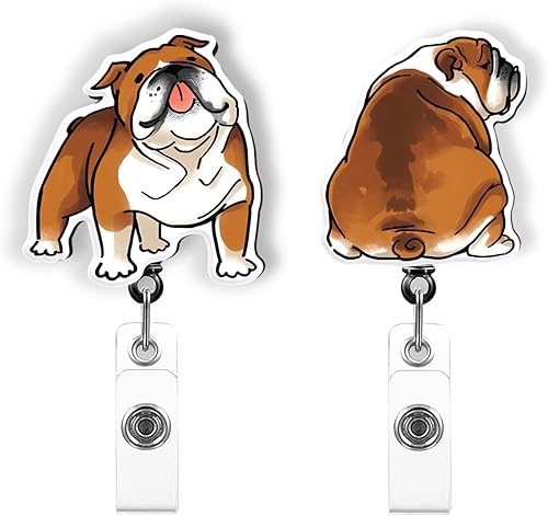 WIRESTER Juego de 2 carretes retráctiles para identificación con clip de cocodrilo para trabajadores de oficina, personal médico, enfermera, médico,