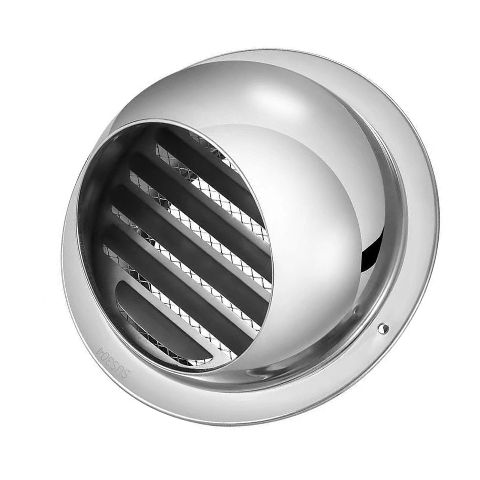 Amazon.co.jp: 丸型フード付 ガラリ 換気口 換気用フード 換気システム