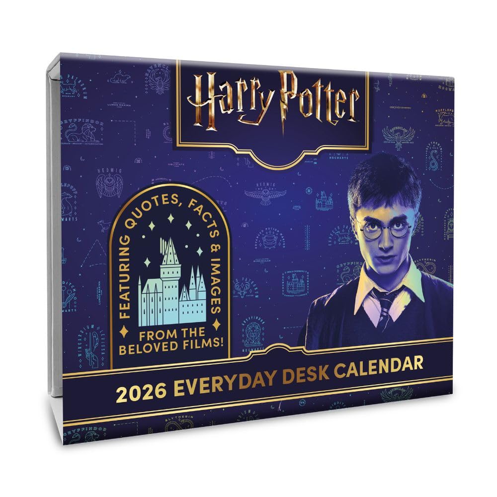 2026 CALENDAR HARRY POTTER PAGE A DAY DESK BLOCK OFFICIAL PRODUCT