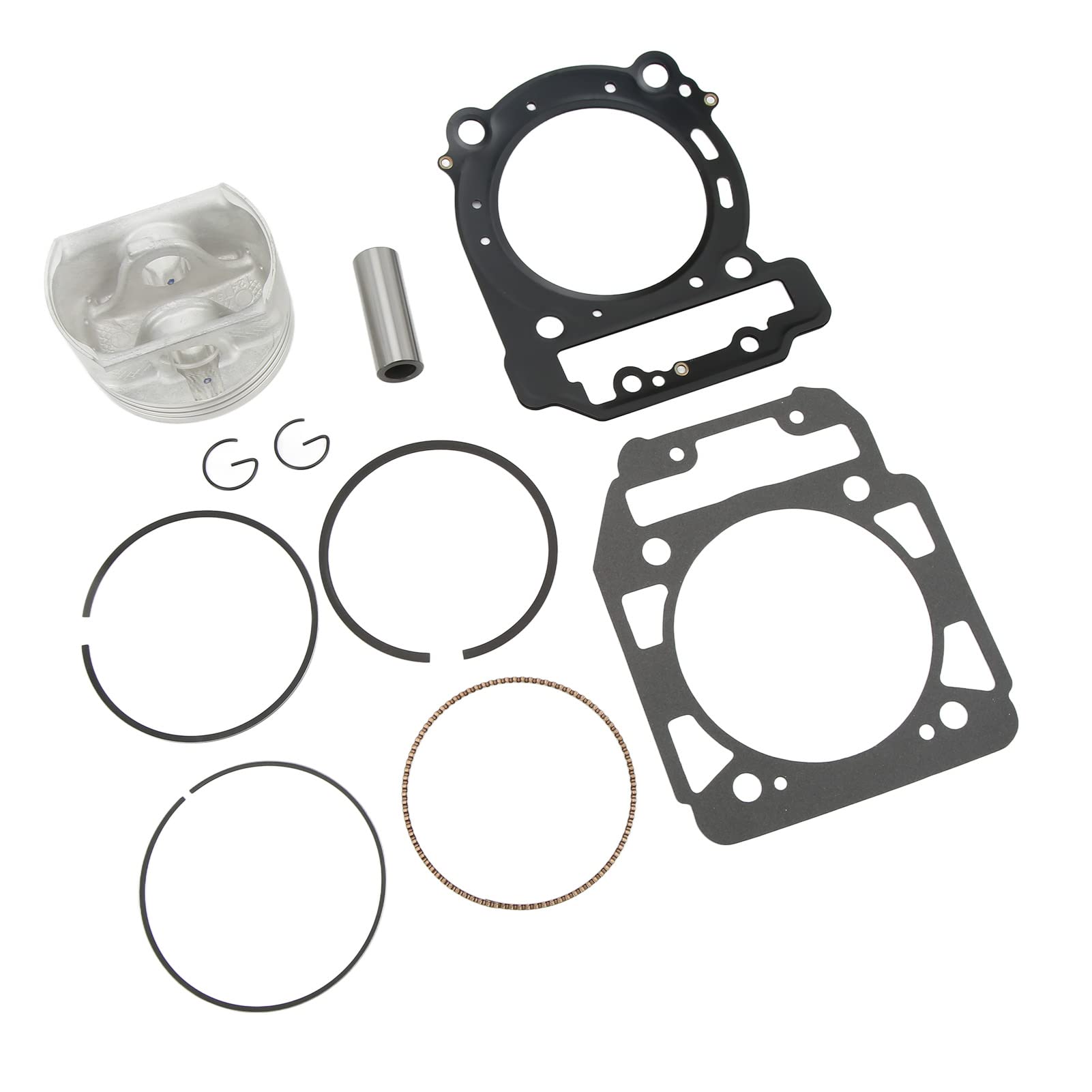 Kit Cilindro Motore, Pistone da 91 mm e Set Guarnizioni Compatibile con Can-Am Renegade 800 2007-2015, Componenti per Revisione e Ricostruzione del Gruppo Termico ATV