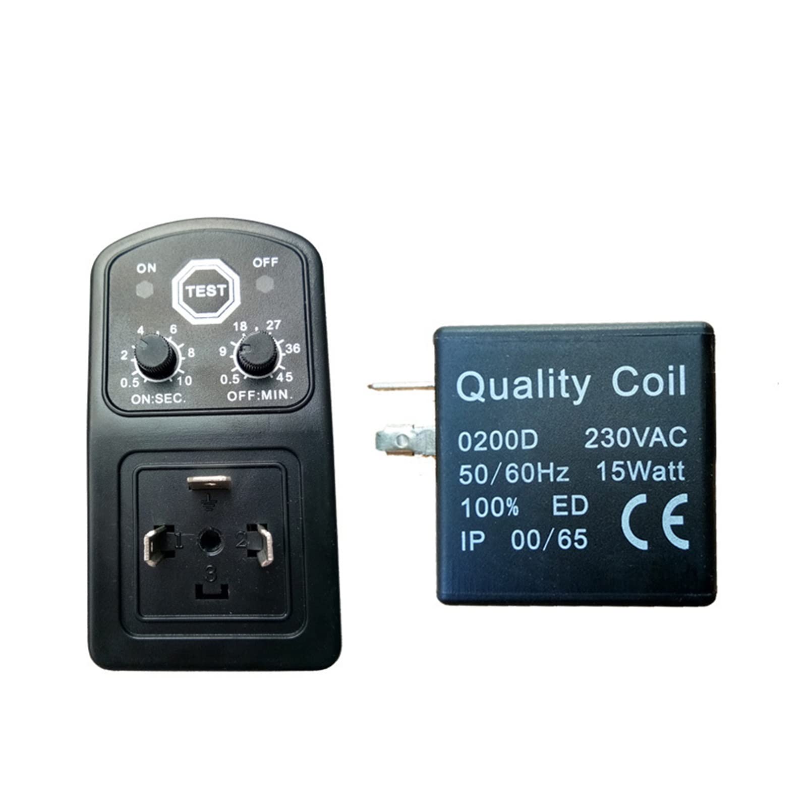 Wytrzymuje wysokie ciśnienie i ekstremalne temperatury 1,3 cm, elektryczny timer, automatyczny zawór wodny, elektroniczny elektromagnes spustowy (24 Vac)