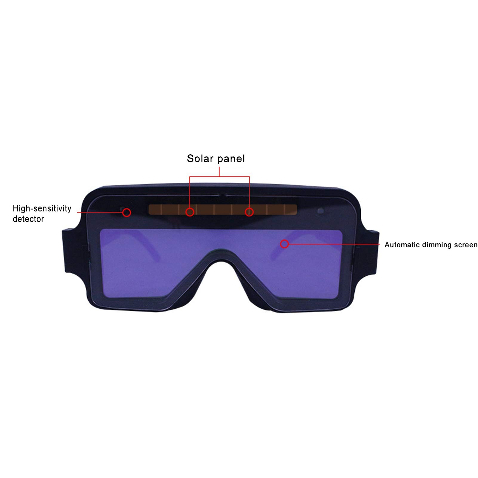 YZ07 Schweißbrille Mit Automatischer Verdunkelung - Augenschutz Für Schweißer