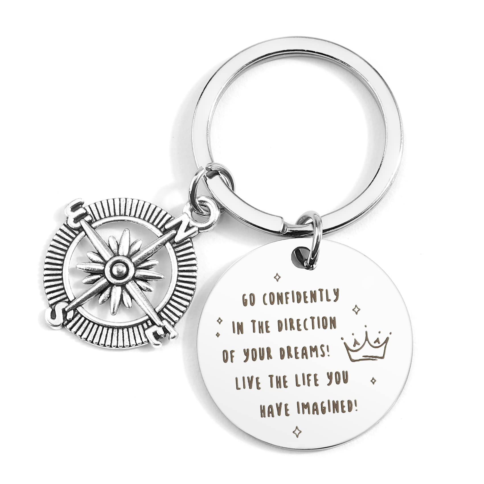 ZNHIS Graduation Keychains, Sister Keychain, Inspirational Keychain, Cool Graduation Gifts, 2023 Graduation Gifts, Graduation Leis 2023, College Graduation Gifts for Her