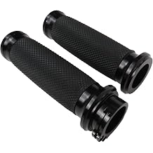 1 Pair Motorcycle Hand GripsLeft and Right, Handlebar Hand Grips Fits for 2012-2016 Harley-Davidson Dyna Switchback FLD