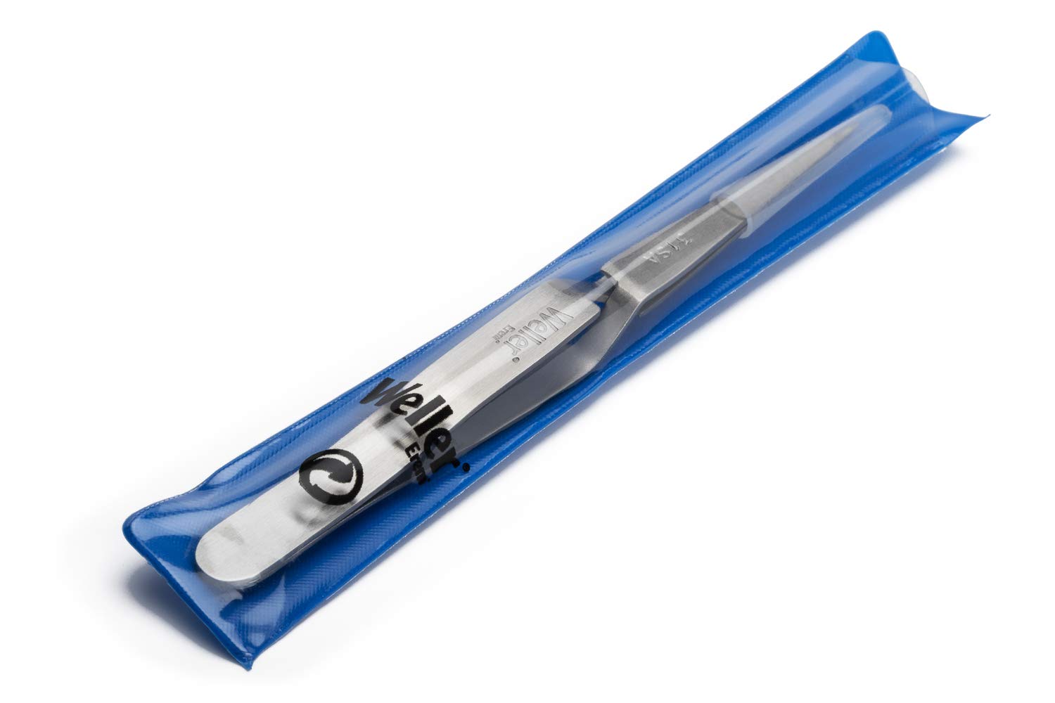 Weller Erem 31SA Reverse-Action Tweezers with Strong Pointed, Straight, Tapered Tips, 125 mm, Silver - Image 4