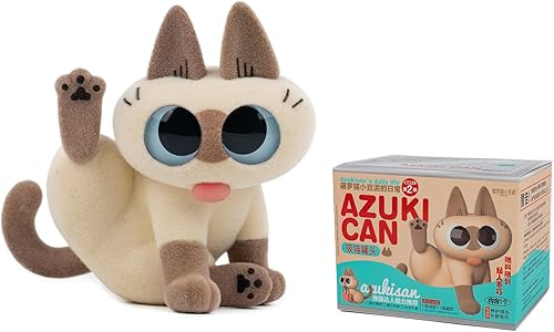 BEEMAI Nobeko Azukisan's Daily Series 2, 3 piezas (juego de 3 no repetidos) Caja ciega de diseño aleatorio, lindas figuras coleccionables, juguetes