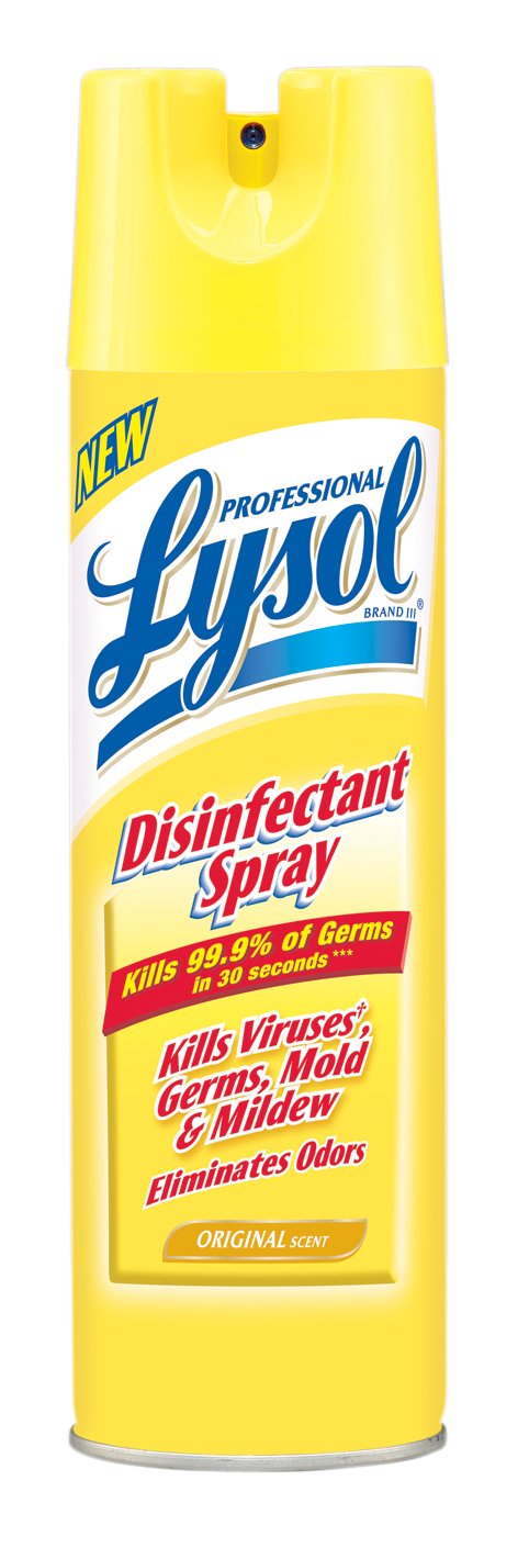 Professional Lysol Disinfectant Spray, Original Scent, 228oz (12X19oz)