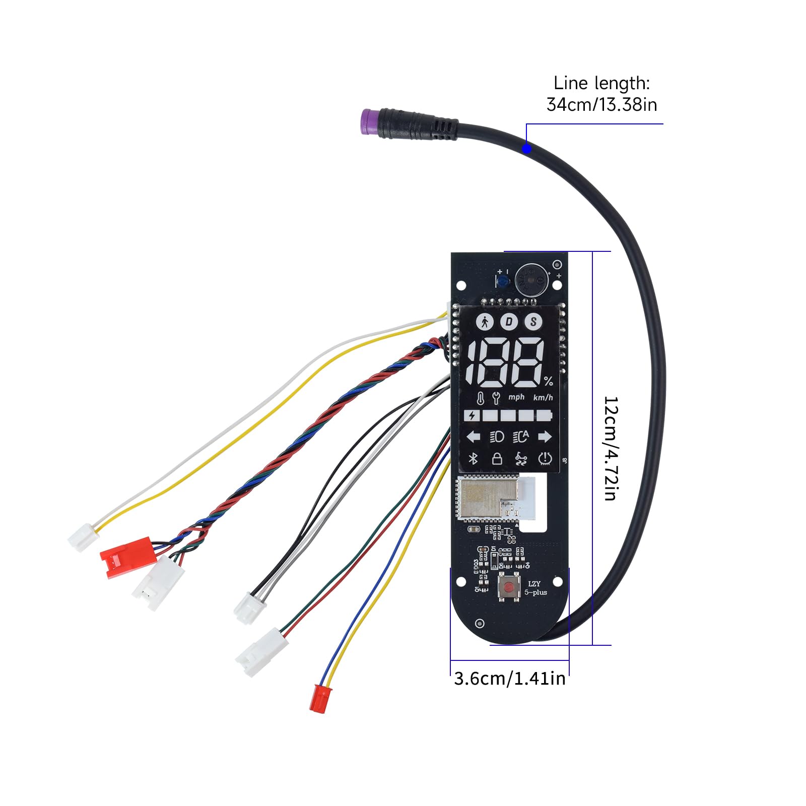Armaturenbrett für Xiaomi 5 Plus, Bluetooth-Panel, Controller für Elektroroller, Monitor, Zubehör für Roller, Ersatzteil
