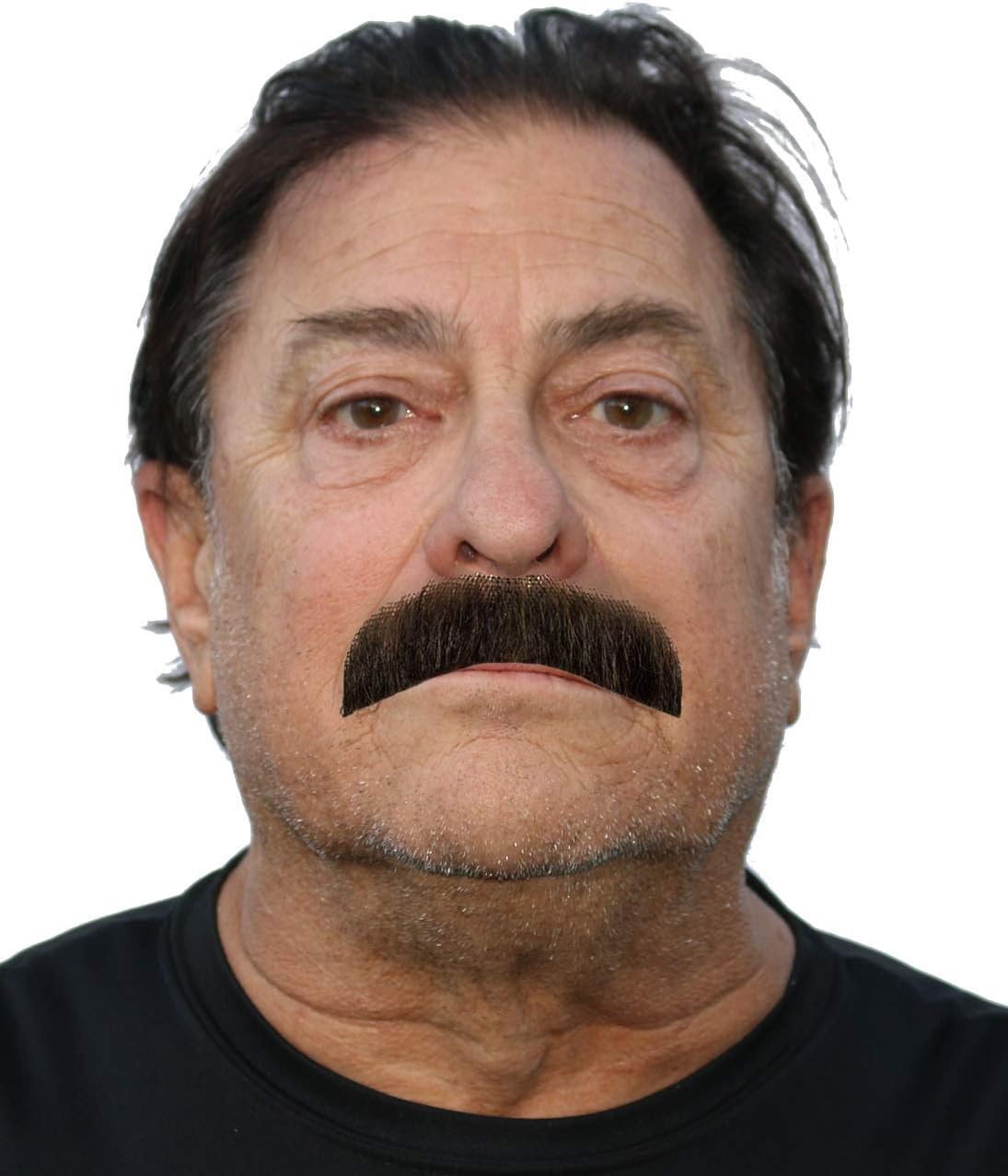 - City Costume Wigs Freddie Mercury Burt Reynolds Downturn Human Hair Mustache