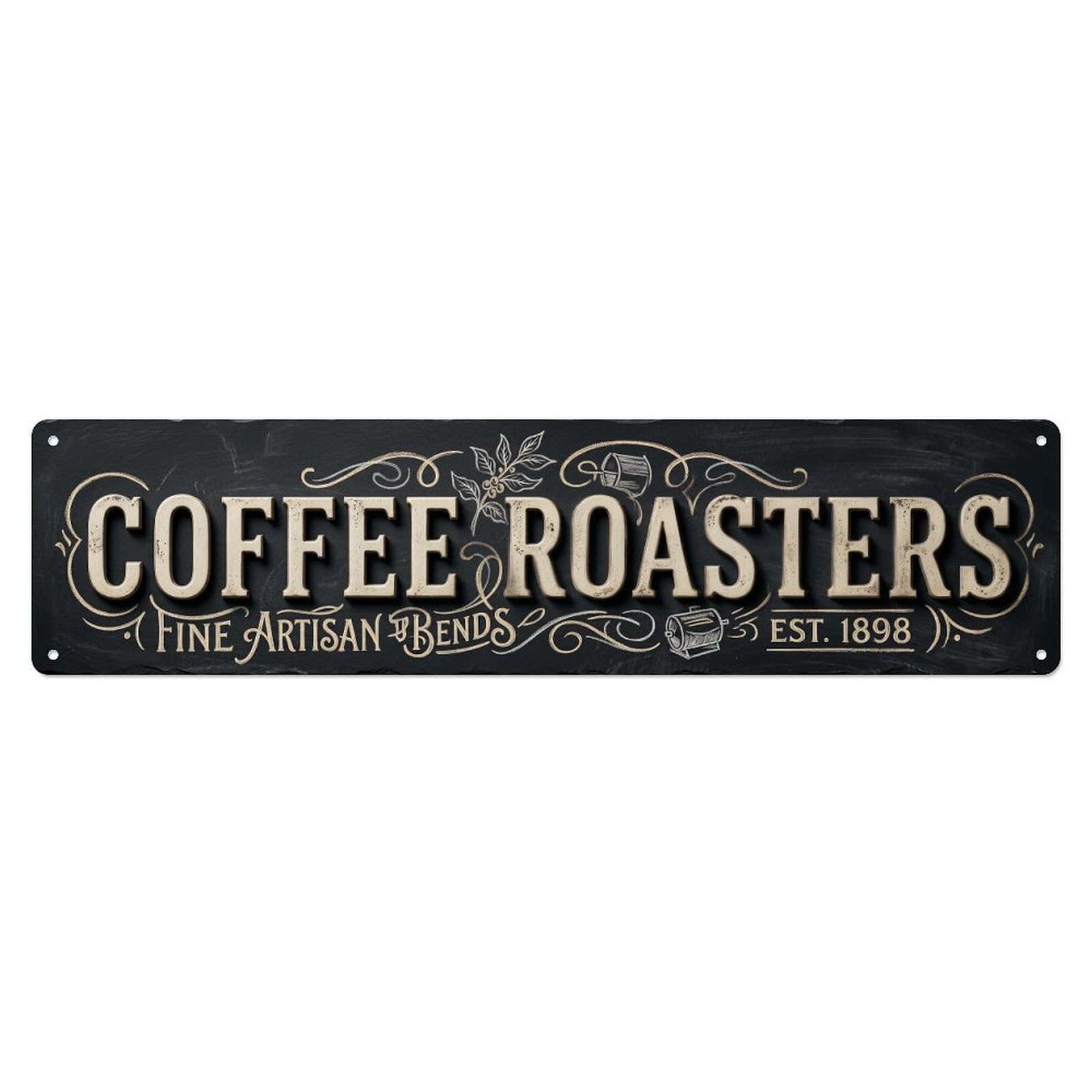 Coffee Roasters Retro Metal Tin Sign