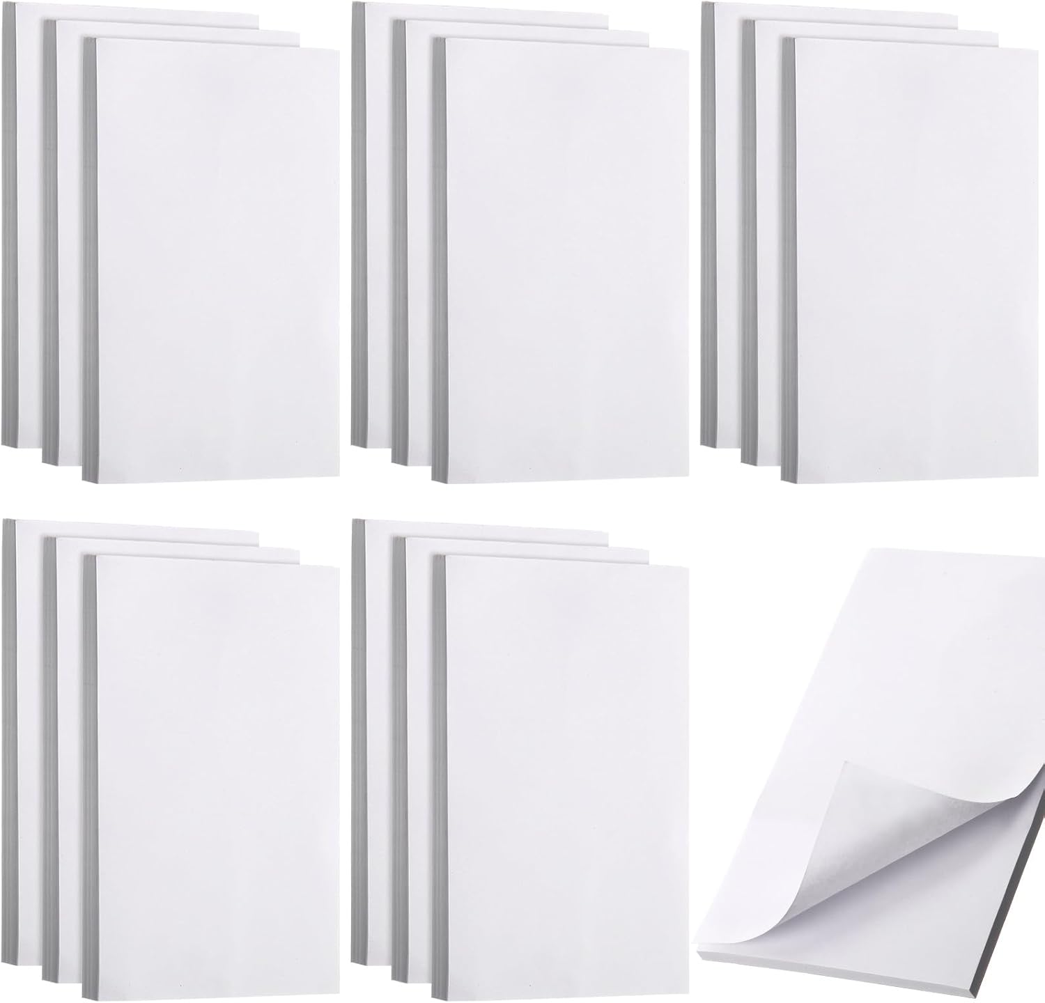 Colarr 20 Pcs Small Note Pads 3 x 5 Inch Blank Memo Pads