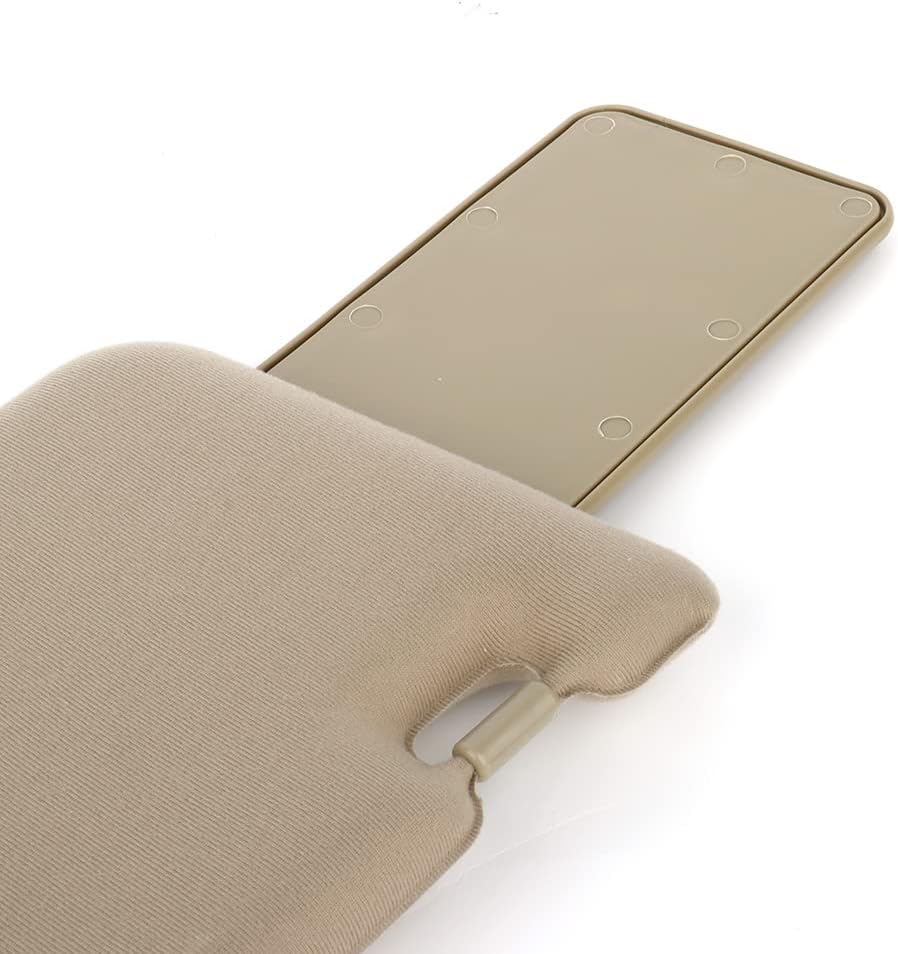 SCITOO Car Sun Visor Assbembly With Mirror Fit For 2005-2014 For Toyota For Tacoma Beige without Sunroof(Left and Right sides)