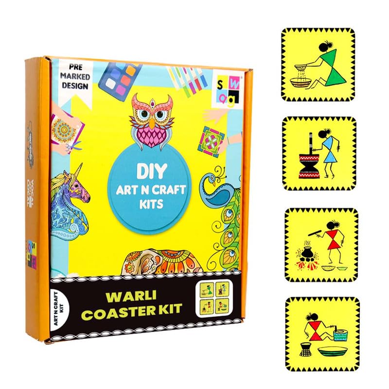 See full amazon price history chart for SWAGSTATION Warli Painting Craft Kit|Art and Craft Kit for Kids and Adults|Craft Kit for Kids Age 6 7 8 9 10 11 12 - Pack of 1 SWAGSTATION Warli Painting Craft Kit|Art and Craft Kit for Kids and Adults|Craft Kit for Kids Age 6 7 8 9 10 11 12 - Pack of 1 (B0D6YY56NL) Amazon Price History, Amazon Price Tracker
