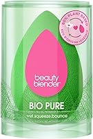 Beautyblender Bio Pure: 60% Plant-Based Makeup Sponge, Super-Soft BioPlush Foam, Sustainable Reusable Blender for Flawless Foundation & Powder Blends