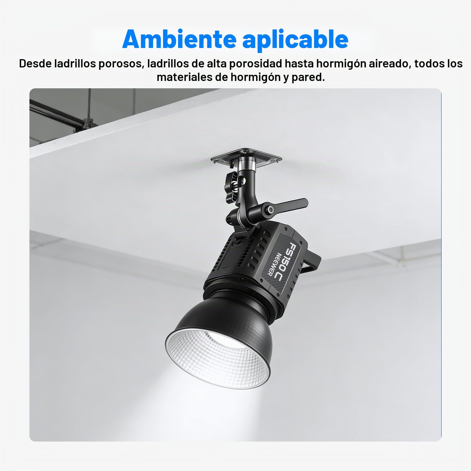 Neewer Montaje Pernos de Pared de Techo de 5/8 "con Rosca de 1/4 para Fotografía de Fotos Estudio Vídeo