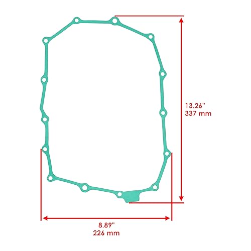 Miniatura 2 de Caltric Junta de tapa de embrague compatible con Honda 750 Vt750C Vt-750C Shadow Ace 1998-2000