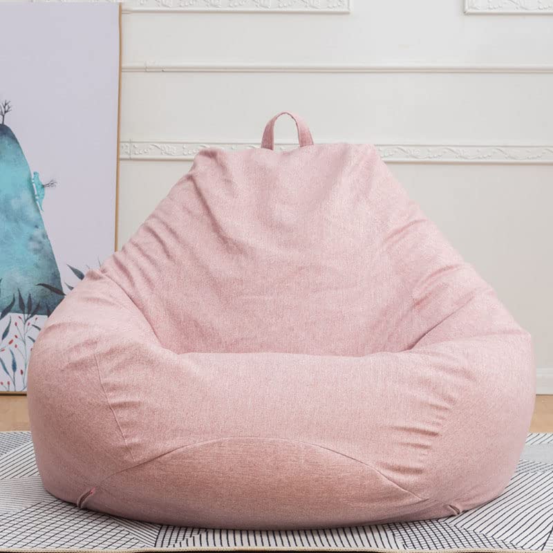 Morbuy Bean Bag Chair Cover for Kids Adults (No Filler), Soft Lazy Sofa Bed Cover Washable Oversized Storage Bean Bag Cover for Living Room (70x80cm,