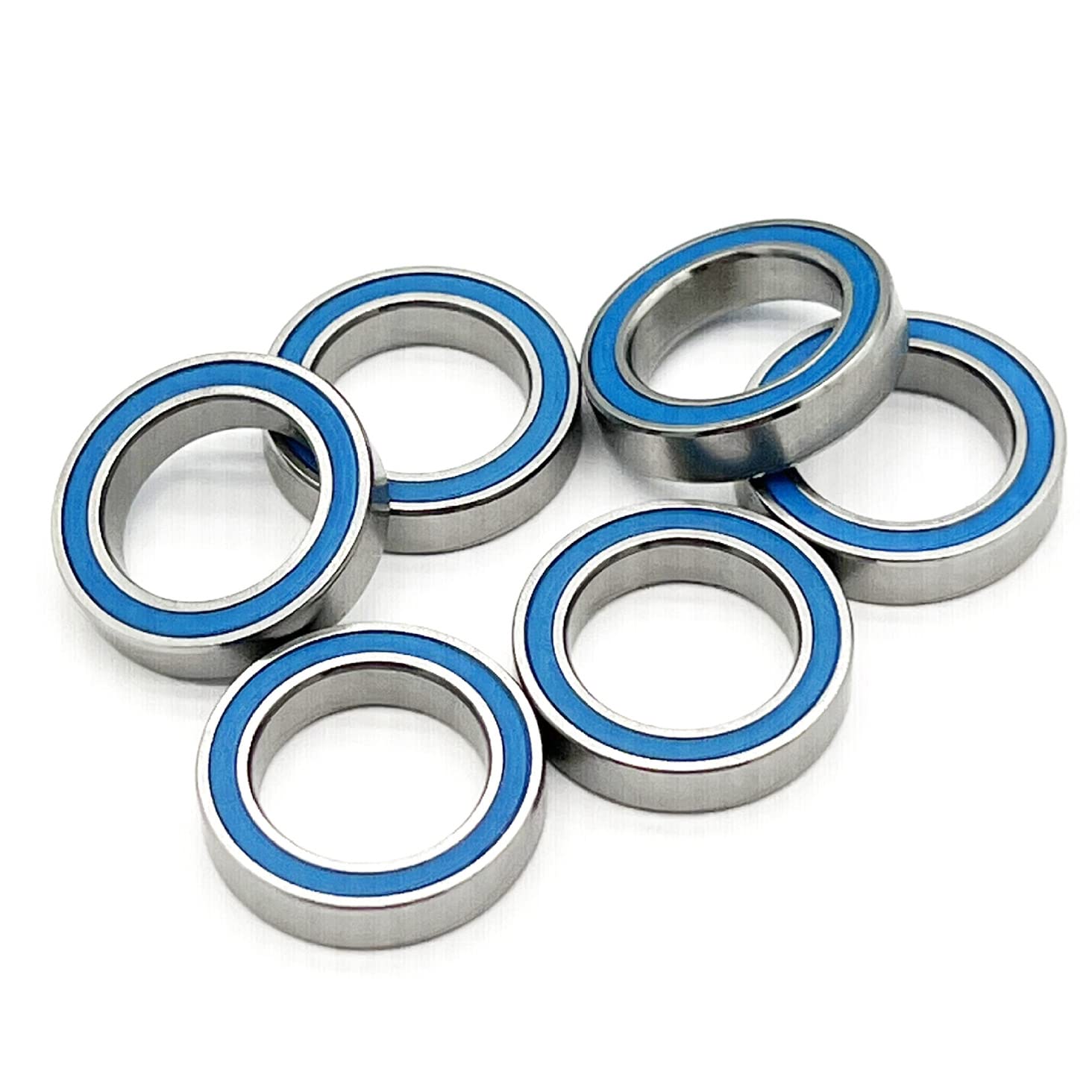 10 Cuscinetti A Sfera MR6701-2RS - 12x18x4 Mm - Acciaio Cromato, Doppia Tenuta In Gomma, Z2, ABEC-1
