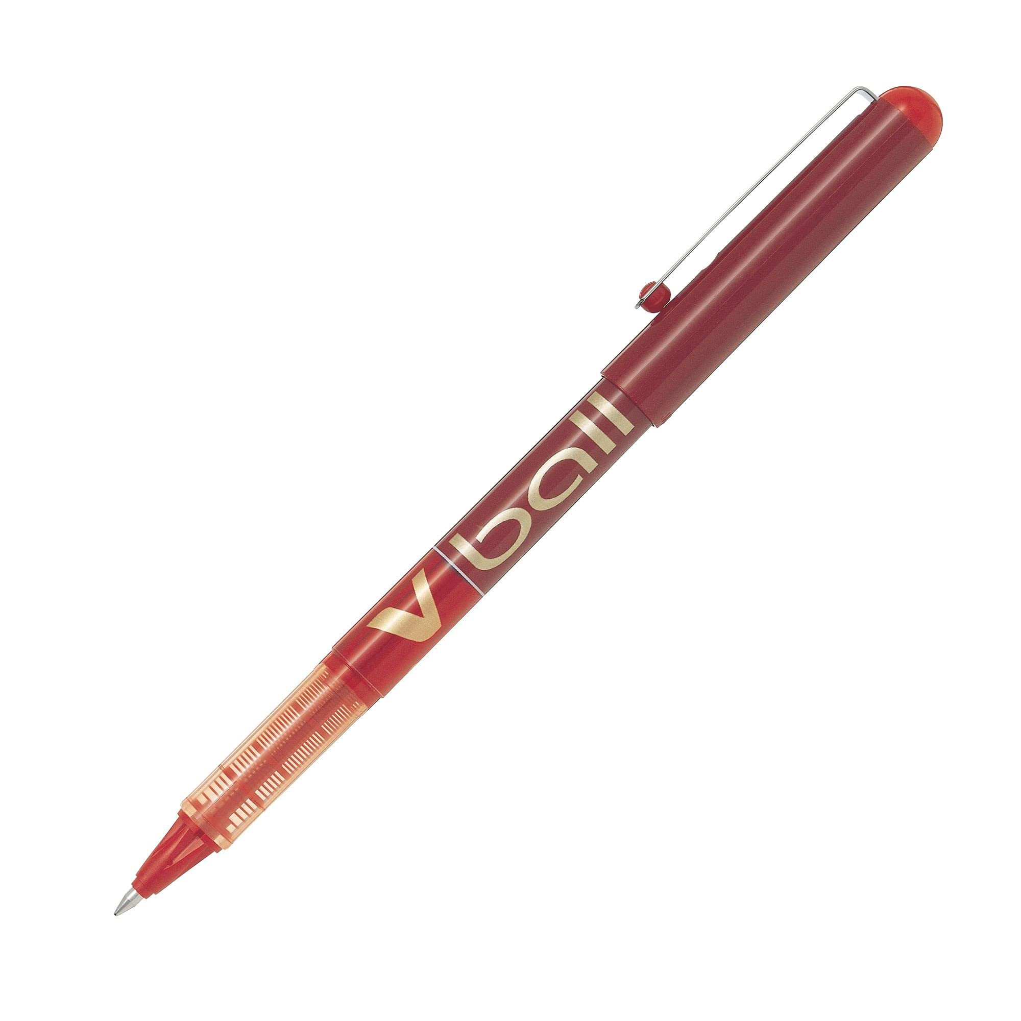 Pilot V-Ball Roller Marker Red 0.7mm (Pack of 12)
