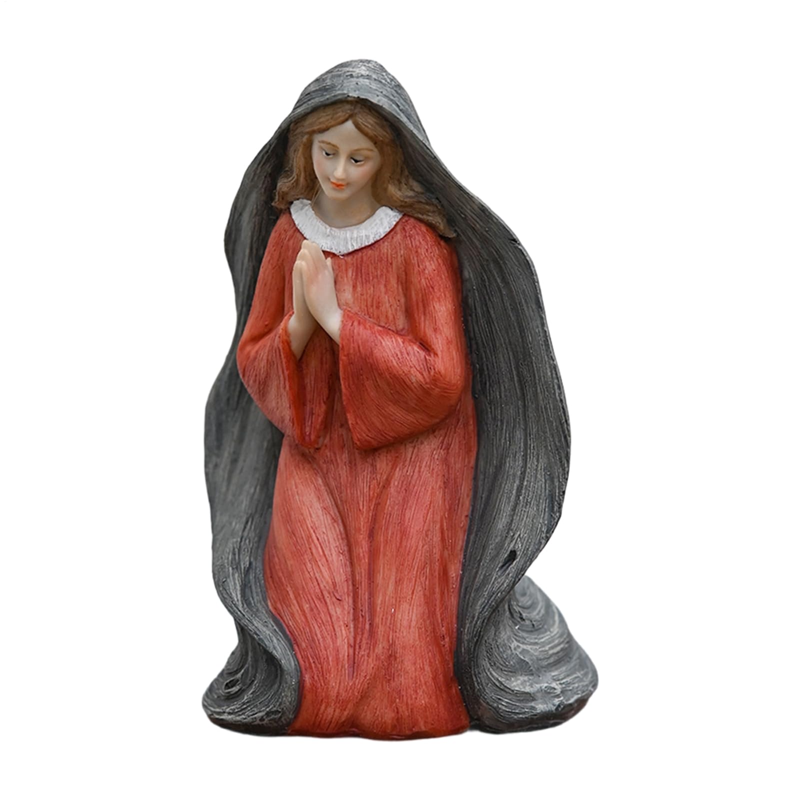 Statue de la Vierge Marie chrétienne en résine pour ornement de table et décoration catholique