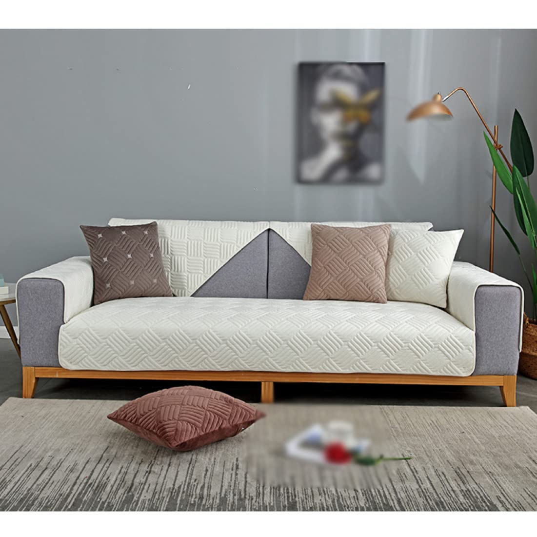 ソファーカバー 90×120 マルチカバー 北欧 ソファーマット ソファカバー Amazon｜ソファーカバー 北欧風 肘付き 2人掛け デザイン ファッション