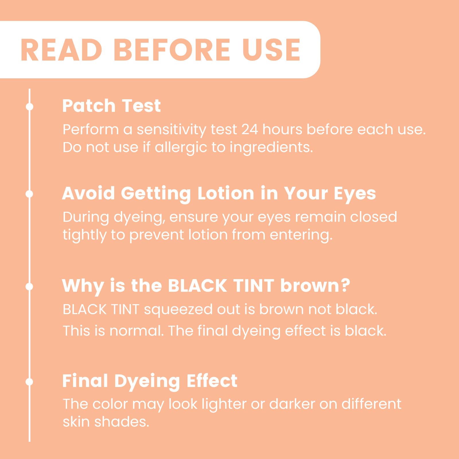Black Eyelash Color Kit - Natural Results -8 Black Eyelash Color Kit - Natural Results -8