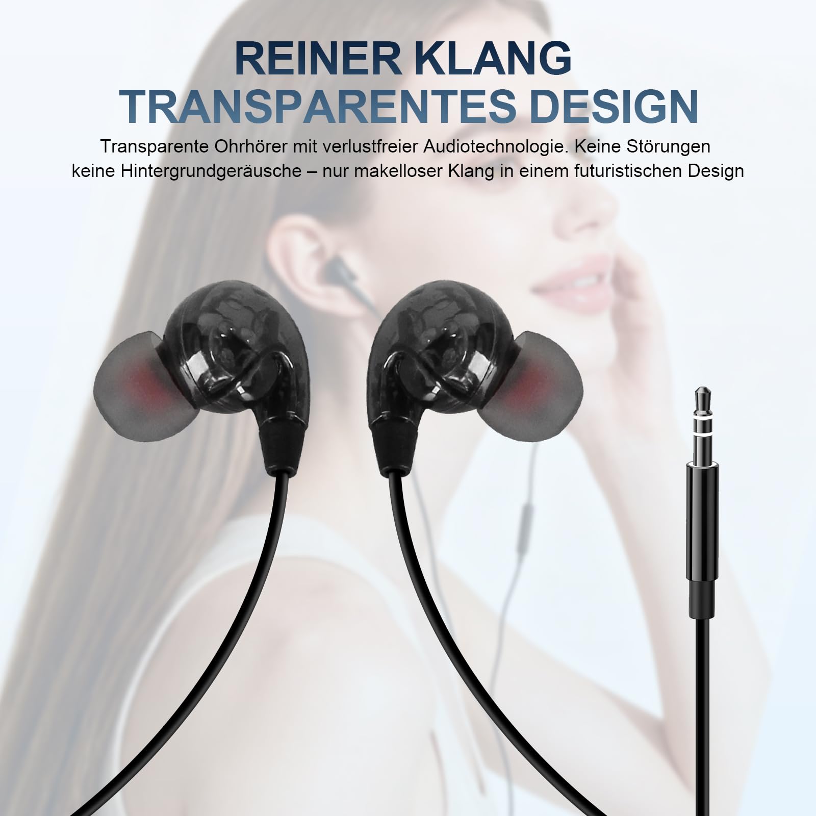 Drahtloses In-Ear-Monitoring-System, 2-Kanal UHF Mono IEM mit 4 Bodypacks | Metall-Rack-Sender, 2 × 40 Frequenzen, Reichweite bis 100 m, für Sänger, Bands, Studio und Bühne