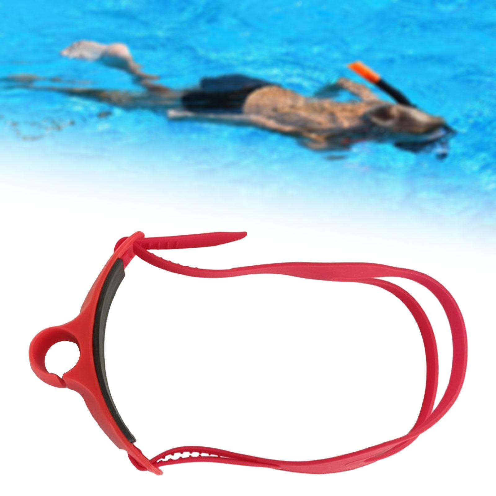 QSTDGVPW Snorkeling Head Strap Snorkeling Headband for Diving Swim Universal Swimming Accessories, Red